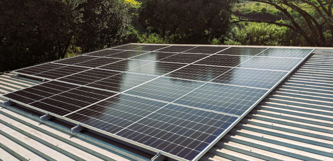 Commercial rooftop solar installation in Pinetown