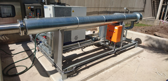 FriCon chiller and centrifugal blower skid at SAB Prospecton brewery